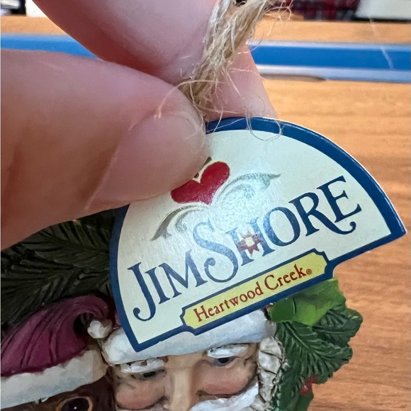 2016 Jim Shore Heartwood Creek Santa W/ Owl In Wreath Ornament #4053828 NIB - Picture 7 of 10